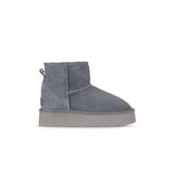 Bueno Shoes Mavi Süet Kadın Dolgu Topuklu Bot 05AG2034054