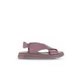 Bueno Shoes Mor Deri Kadın Düz Sandalet 01wa2603
