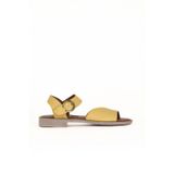 Bueno Shoes Sarı Deri Kadın Düz Sandalet 01we2802