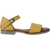 Bueno Shoes Sarı Deri Kadın Düz Sandalet 01WY2502 01WY2502