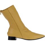 Bueno Shoes Sarı Deri Kadın Topuklu Bot 01WR3011 01WR3011