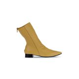 Bueno Shoes Sarı Deri Kadın Topuklu Bot 01wr3011
