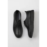 Bueno Shoes Siyah Deri Delikli Erkek Günlük Ayakkabı10