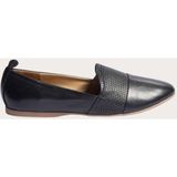 Bueno Shoes Siyah Deri Kadın Düz Babet