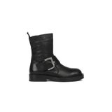 Bueno Shoes Siyah Deri Kadın Düz Bot 01wf4303
