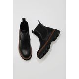 Bueno Shoes Siyah Deri Kadın Düz Bot 01WV9905 01WV9905