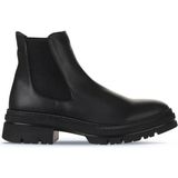 Bueno Shoes Siyah Deri Kadın Düz Bot 01WZ0100 01WZ0100