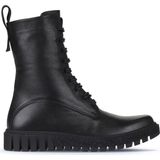 Bueno Shoes Siyah Deri Kadın Düz Bot 01WZ5208 01WZ5208
