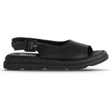 Bueno Shoes Siyah Deri Kadın Düz Sandalet 01WY9404 01WY9404