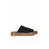 Bueno Shoes Siyah Deri Kadın Düz Terlik 01we1900