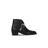 Bueno Shoes Siyah Deri Kadın Topuklu Bot 01wf1000