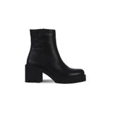 Bueno Shoes Siyah Deri Kadın Topuklu Bot 01wf1702
