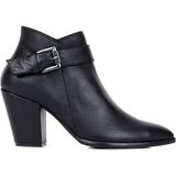 Bueno Shoes Siyah Deri Kadın Topuklu Bot 01WR5005 01WR5005