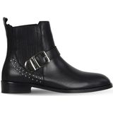 Bueno Shoes Siyah Deri Kadın Topuklu Bot 33WB20025 33WB20025