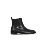 Bueno Shoes Siyah Deri Kadın Topuklu Bot 33wb20025