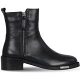 Bueno Shoes Siyah Deri Kadın Topuklu Bot 33WB34020 33WB34020