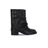 Bueno Shoes Siyah Deri Kadın Topuklu Bot 39wb1429