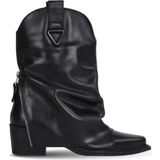 Bueno Shoes Siyah Deri Kadın Topuklu Bot 39WB9419 39WB9419