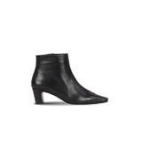 Bueno Shoes Siyah Deri Kadın Topuklu Bot 40wb802