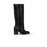 Bueno Shoes Siyah Deri Kadın Topuklu Çizme 39wc5256