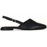 Bueno Shoes Siyah Deri Kadın Topuklu Sandalet 01WE1100 01WE1100