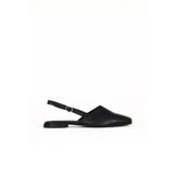 Bueno Shoes Siyah Deri Kadın Topuklu Sandalet 01we1100