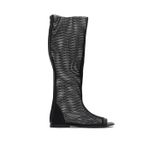 Bueno Shoes Siyah File-deri Kadın Düz Çizme 30wc371