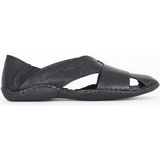 Bueno Shoes Siyah Flotter Deri Erkek Sandalet 34MS101 34MS101