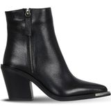 Bueno Shoes Siyah Flotter Deri Kadın Topuklu Bot 33WB20000 33WB20000
