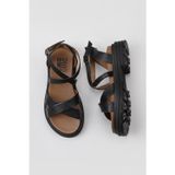 Bueno Shoes Siyah Khv Deri Kadın Topuklu Sandalet 01wy8305