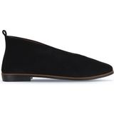 Bueno Shoes Siyah Nubuk Kadın Düz Bot 01WD3504 01WD3504