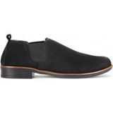 Bueno Shoes Siyah Nubuk Kadın Düz Bot 01WD3809 01WD3809
