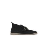 Bueno Shoes Siyah Nubuk Kadın Düz Bot 01wd4210