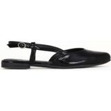 Bueno Shoes Siyah Rugan Deri Kadın Sandalet 01WE2904 01WE2904