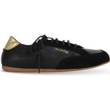 Bueno Shoes Siyah Süet-Deri Kadın Düz Ayakkabı 01WE6701 01WE6701
