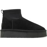 Bueno Shoes Siyah Süet Kadın Dolgu Topuklu Bot 05AG2114054 05AG2114054