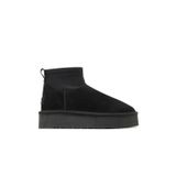 Bueno Shoes Siyah Süet Kadın Dolgu Topuklu Bot 05ag2114054