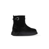 Bueno Shoes Siyah Süet Kadın Dolgu Topuklu Bot 30wb24549
