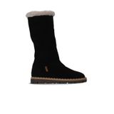 Bueno Shoes Siyah Süet Kadın Düz Çizme 01wf3906