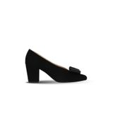 Bueno Shoes Siyah Süet Kadın Topuklu Ayakkabı 42wa6326