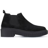 Bueno Shoes Siyah Süet Kadın Topuklu Bot 01WZ6311 01WZ6311