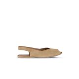 Bueno Shoes Taba Açık Alf Süet Kadın Düz Sandalet 01wa5804