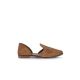 Bueno Shoes Taba Alf Süet Kadın Düz Sandalet 01wa7001