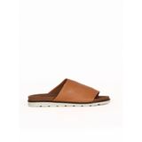 Bueno Shoes Taba Deri Kadın Düz Terlik 01wl0503