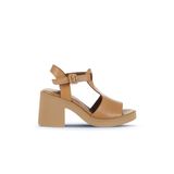Bueno Shoes Taba Deri Kadın Topuklu Sandalet 01wa1702