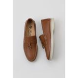 Bueno Shoes Taba Flotter Deri Kadın Günlük Ayakkabı 05ws101