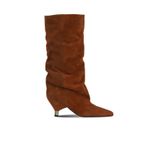 Bueno Shoes Taba Süet Kadın Topuklu Çizme 42wc6386