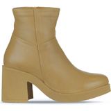 Bueno Shoes Tarçın Deri Kadın Topuklu Bot 01WZ7100 01WZ7100