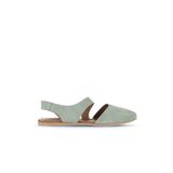 Bueno Shoes Yeşil Açık Alf Süet Kadın Düz Sandalet 01wa5806