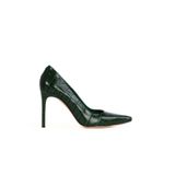 Bueno Shoes Yeşil Kroko Kadın Topuklu Ayakkabı 30wg20053